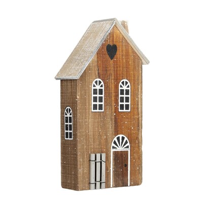 Dekoracja Snow House 25cm natural 14 x 6 x 25 cm