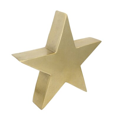 Dekoracja Christmas Star 38cm gold 40 x 8 x 38 cm