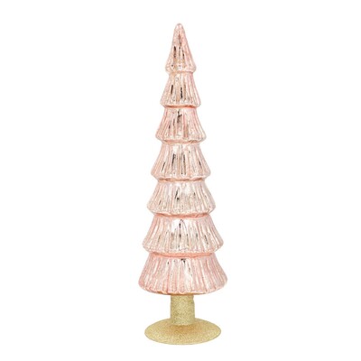 Decoratie Roze Kerstboom 36 cm 10 x 36 cm