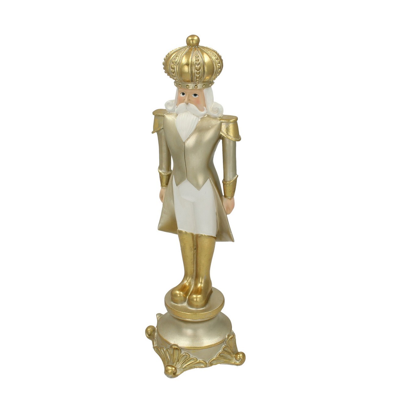 Dekoria Figurka Louskáčka 42cm gold, 15 x 15 x 42 cm