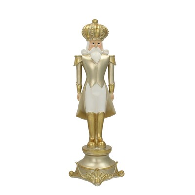 Figurka Dziadek do orzechów 42cm gold 15 x 15 x 42 cm