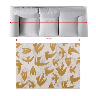 Dywan Yellow Birds 120x170cm 120 x 170 cm