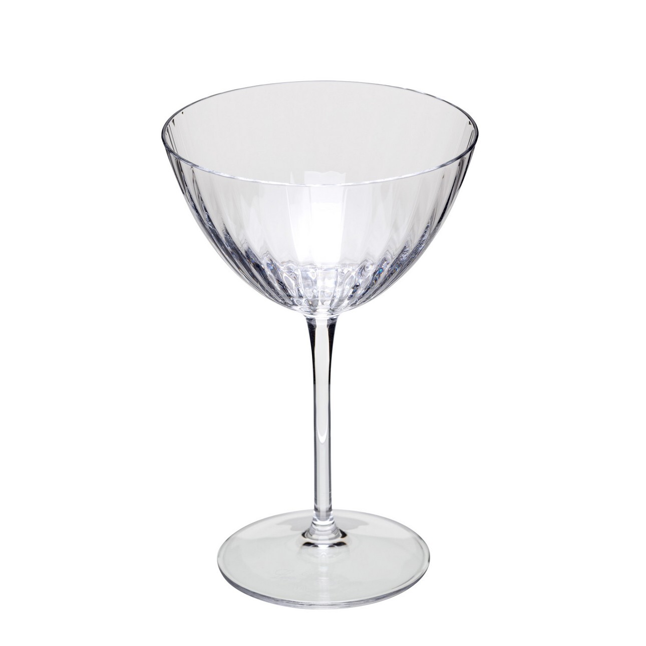 Levně Dekoria Sklenice na martini Ottico 4ks 220ml, 10 x 7 x 15 cm