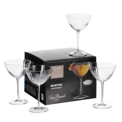 Kieliszki do martini Ottico 4szt. 220ml 10 x 7 x 15 cm