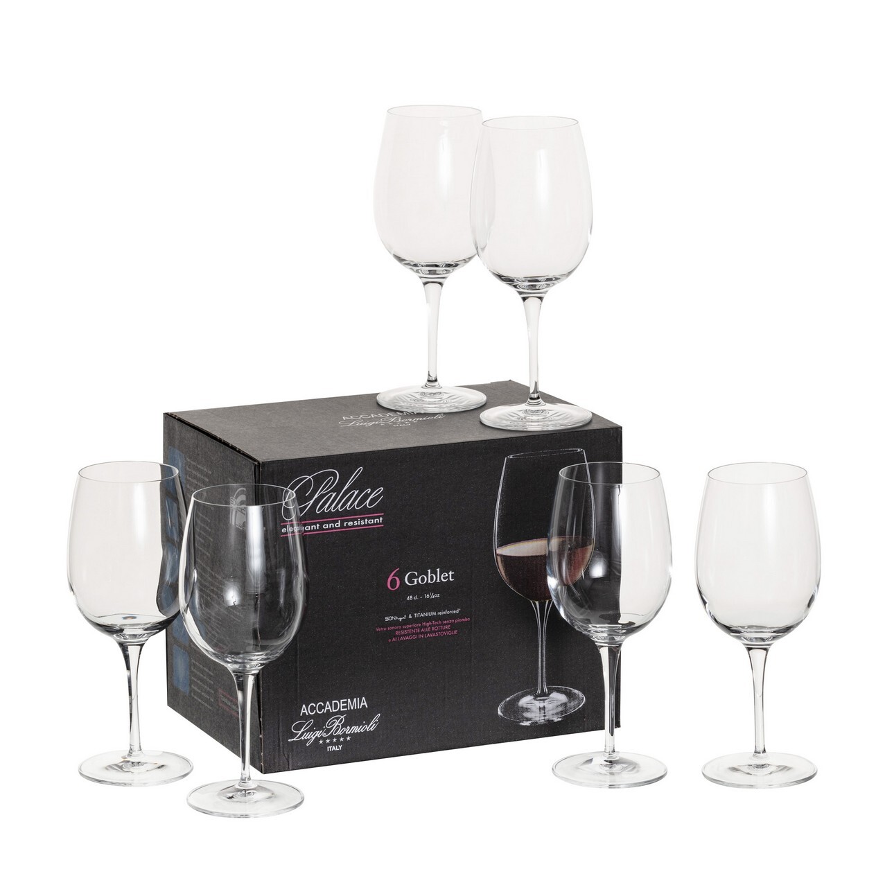 Kieliszki Palazzo 6szt. 480ml