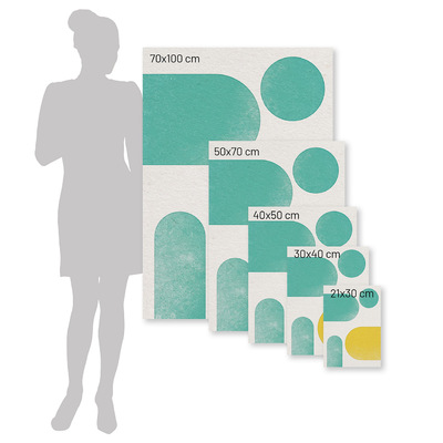 Plakat Abstract Shapes I 40 x 50 cm