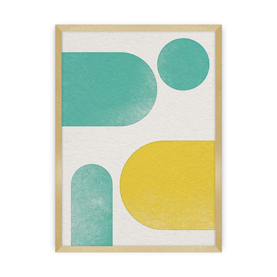 Plakat Abstract Shapes I 40 x 50 cm