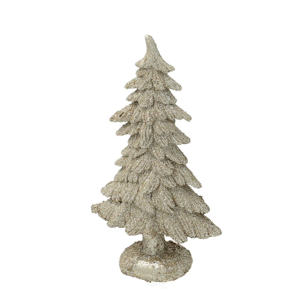 Dekoria Dekorace Golden Christmas Tree 20cm, 11 x 5 x 20 cm