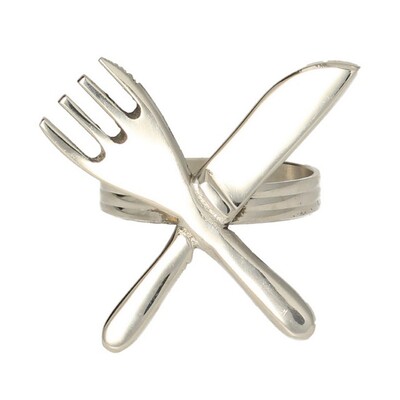 Kroužek na ubrousky Cutlery 6 x 5 x 8 cm