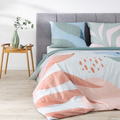 Parure de lit Pastel Coral Reef 220x200cm 200 x 220 cm
