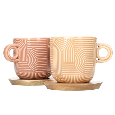 Tassen-Set Sottile 250ml 10 x 8 x 9 cm