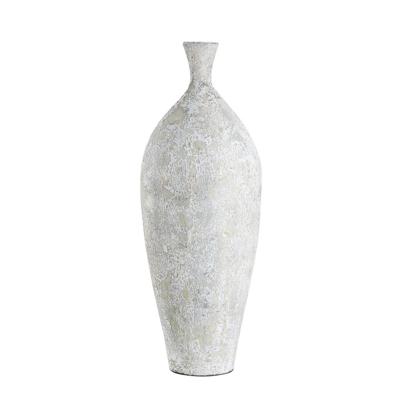 Levně Dekoria Váza Dafni 30x79cm white grey, 30 x 79 cm