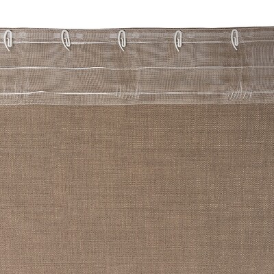 Zasłona gotowa na taśmie marszczącej 140x280cm light brown 1 szt. 140 x 280 cm