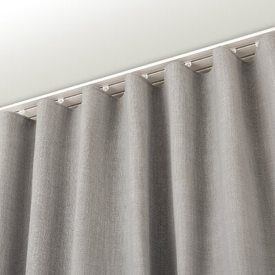 FKL DESIGN Home Deco Mooi kant-en-klaar gordijngordijn met ruchesband Voile gordijn met plooiband ruchesband Winkel Strik Kort Modern Wit 80 x 300 cm LB-164