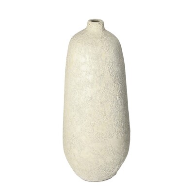 Vase Oresti 20x43cm cream