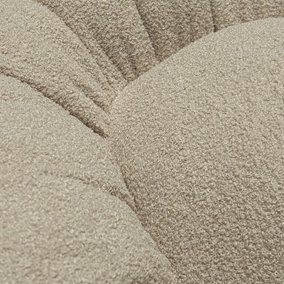 Flower pillow Mia XXL 100 cm in collection Boucle, fabric: 702-82