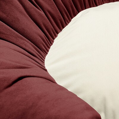 Blumenkissen Mia II XXL 100 cm von der Kollektion Posh Velvet, Stoff: 704-37