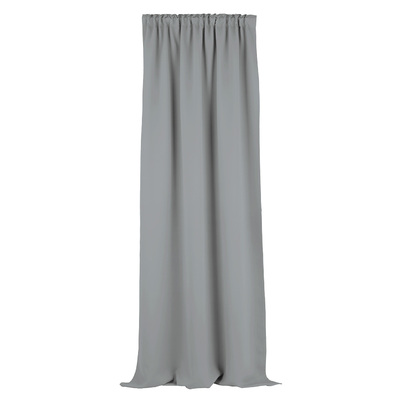 Blackout pencil pleat curtains dove grey 140 x 280 cm 1 pc. 140 x 280