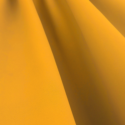 Blackout pencil pleat curtains honey yellow 140 x 280 cm 1 pc. 140 x 280