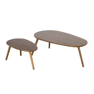 Besisteltische Tavona im Set, 2 Stck 75/115 x 43/66 x 39/45 cm