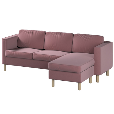 Pärup betræk 3 personer med chaiselong 235x80x148 fra kollektionen Ingrid, Stof: 705-38