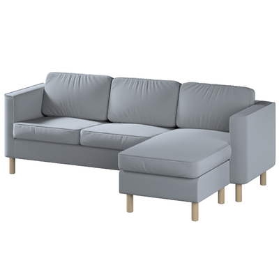 Pärup betræk 3 personer med chaiselong 235x80x148 fra kollektionen Ingrid, Stof: 705-42