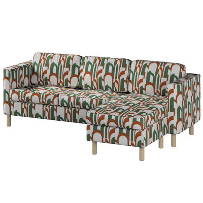 Pärup 3-seater sofa cover with chaise longue