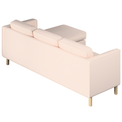Pärup betræk 3 personer med chaiselong 235x80x148 fra kollektionen Living, Stof: 162-40