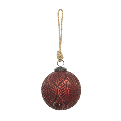 Bombka Vintage Crimson ⌀10 cm red 10x10 cm
