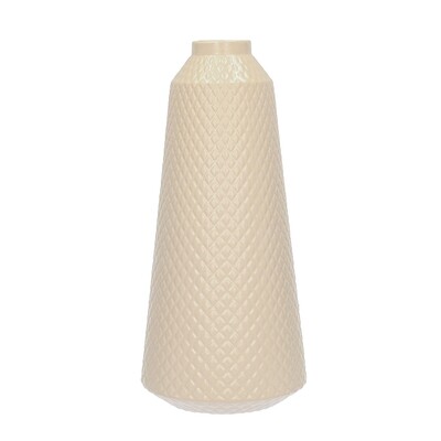 Wazon Velo 27 cm beige 12x27 cm