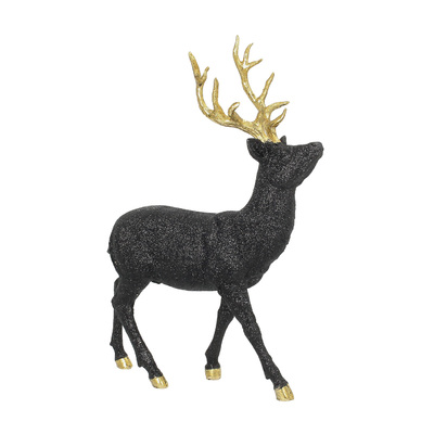 Figurka Deer 32x12x40 cm black