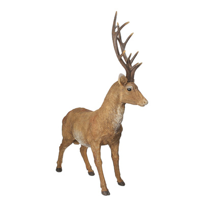 Figurka Deer 56x20x69 cm brown 56x20x69 cm