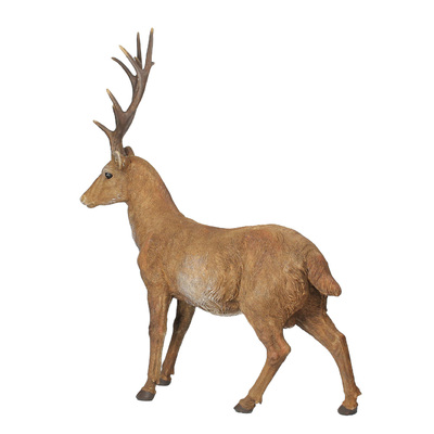 Figurka Deer 56x20x69 cm brown 56x20x69 cm