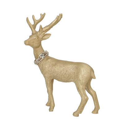 Figurka Deer Gold 18x8x23 cm 18x8x23 cm