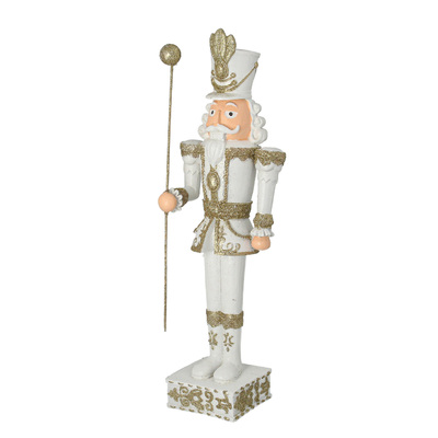 Figurka Dziadek do orzechów 55 cm white