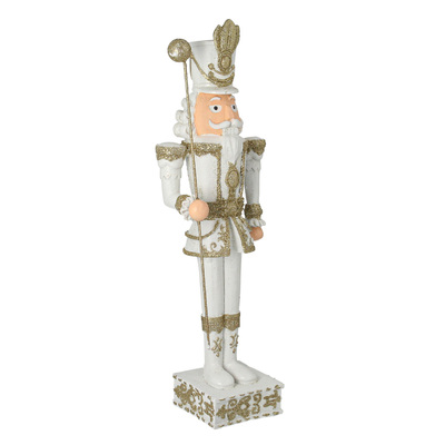 Figurka Dziadek do orzechów 55 cm white 18x14x55 cm
