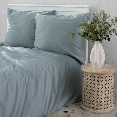 Bettwäscheset Baumwollsatin mint 200x220 cm 220x200 cm