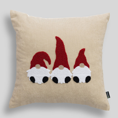 Poszewka na poduszkę Jolly Gnomes Red 43x43 cm 43x43 cm