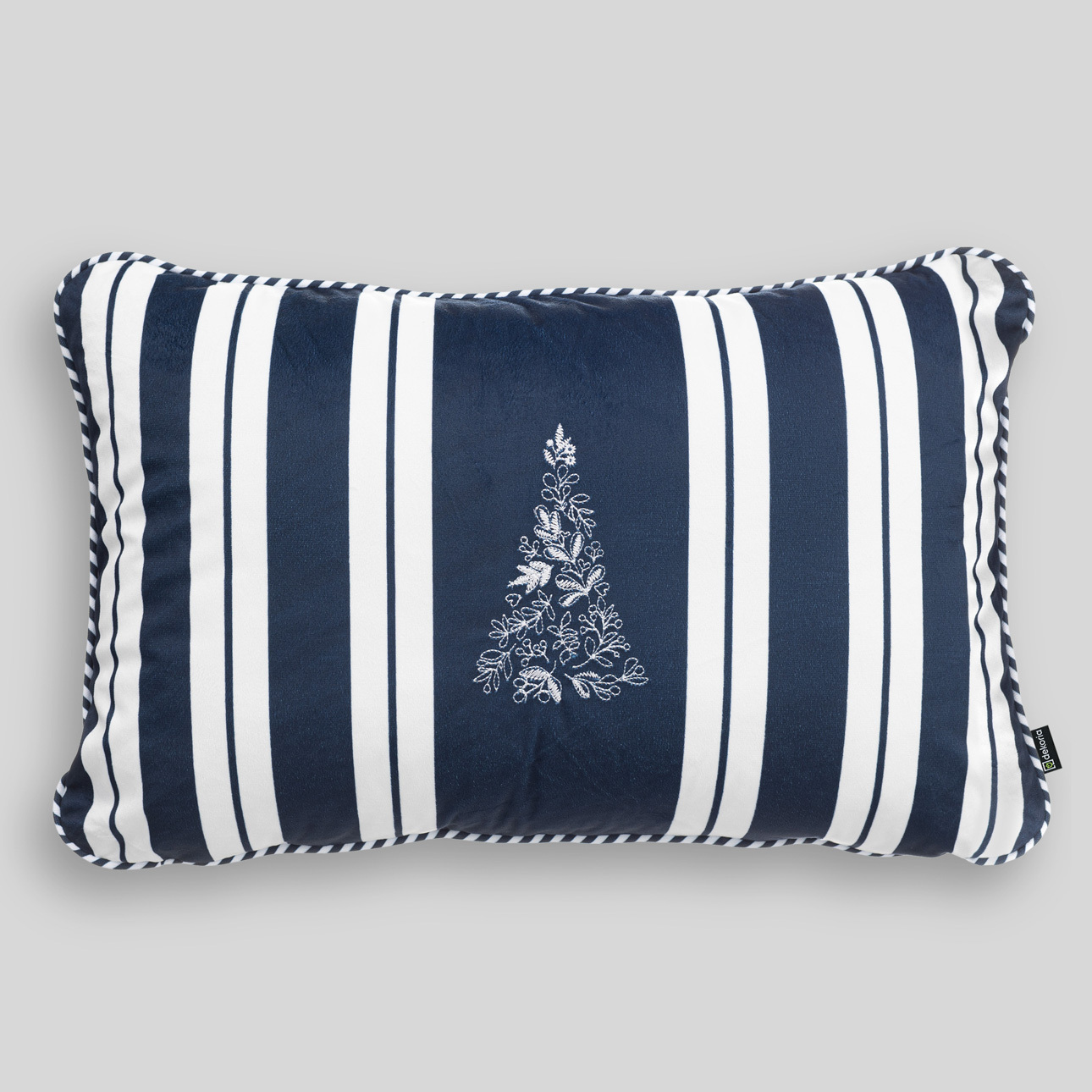Levně Dekoria Potah na polštář Blue & White Noel 60x40 cm, 60x40 cm