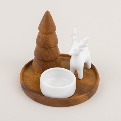 Świecznik Everwood 12 cm 13x12 cm