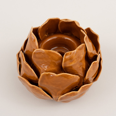 Sfeşnic Petalia light brown 10 cm 13x10 cm