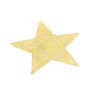 Ozdoba świąteczna Golden Star II 25 cm 25x25x0,5 cm