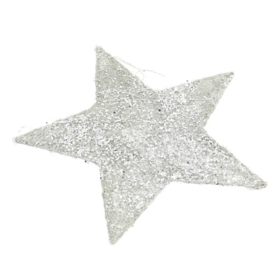 Ozdoba świąteczna Star Silver 30 cm 30x30x0,5 cm