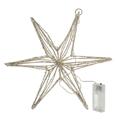 Gwiazda led Glitter Star 30 cm