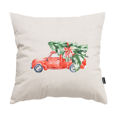 Poszewka na poduszkę Christmas Car 43x43 cm 43x43 cm