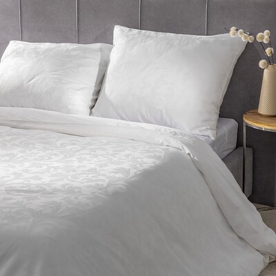 Bettwäsche Jacquard-Satin Pearl Elegance 160x200 cm 160x200 cm