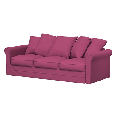 Grönlid betræk 3-personers uden armlæm 211 x 98 x 104 cm fra kollektionen Cotton Panama, Stof: 702-32
