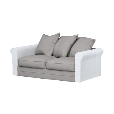 Grönlid 2-seater section cover, grey, 115-81, 140 x 60 x 104 cm