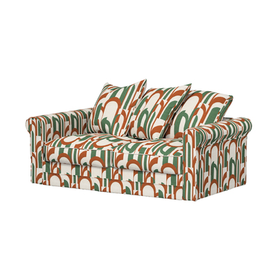 Grönlid betræk 2-personers uden armlæn 141 x 98 x 104 cm fra kollektionen Cosy Home, Stof: 145-11