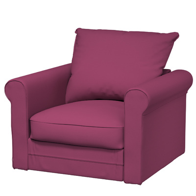 Grönlid betræk lænestol uden armlæn 107 x 98 x 104 cm fra kollektionen Cotton Panama, Stof: 702-32